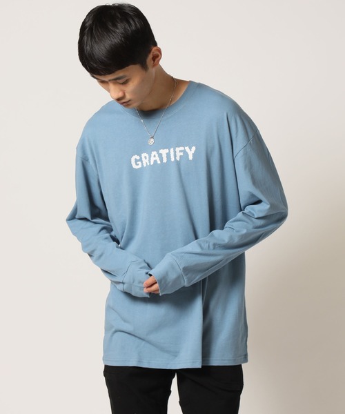 ARCADE(アーケード)の「コットンUSA オーバーサイズ カレッジロゴ アメカジ ロングTシャツ(Tシャツ/カットソー・メンズ・ホワイト系1/ホワイト系2/ブラック系1/グレー系1/グレー系2/ネイビー系2/ブルー系1/ブルー系2・LL/M/L)」の16枚目の写真