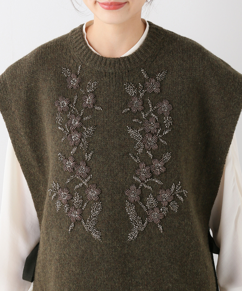 Heriter/エリテ】ニットベスト