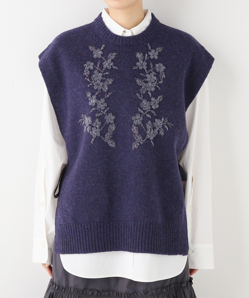 Heriter/エリテ】ニットベスト