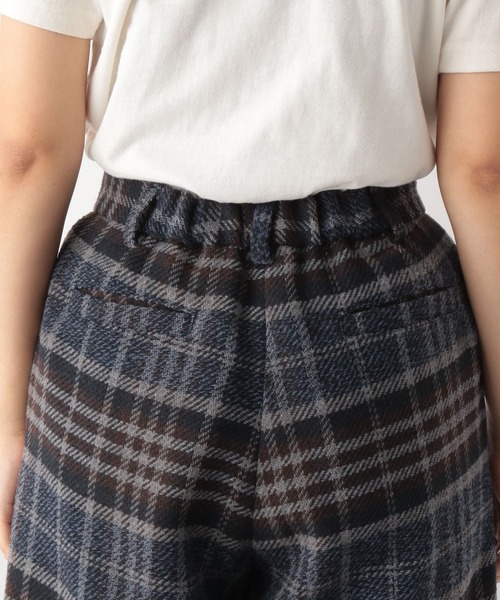 RAGEBLUE(レイジブルー)の「SET UP対応/BIGチェックハーフパンツ(スラックス・レディース・グレー/ブラウン・FREE)」の13枚目の写真