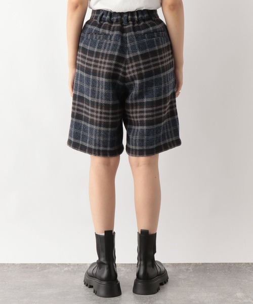 RAGEBLUE(レイジブルー)の「SET UP対応/BIGチェックハーフパンツ(スラックス・レディース・グレー/ブラウン・FREE)」の12枚目の写真