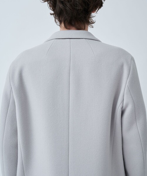 CITY TOKYO（シティトウキョウ）の「SUPER140ウールチェスターコート〈撥水〉（チェスターコート・メンズ・ダークブルー/ダークグリーン/ライトグレー/ブラック・1/3/2）」の16枚目の写真