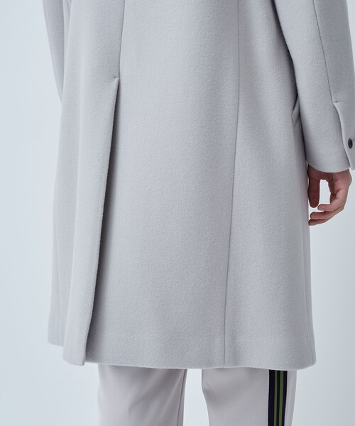 CITY TOKYO（シティトウキョウ）の「SUPER140ウールチェスターコート〈撥水〉（チェスターコート・メンズ・ダークブルー/ダークグリーン/ライトグレー/ブラック・1/3/2）」の14枚目の写真