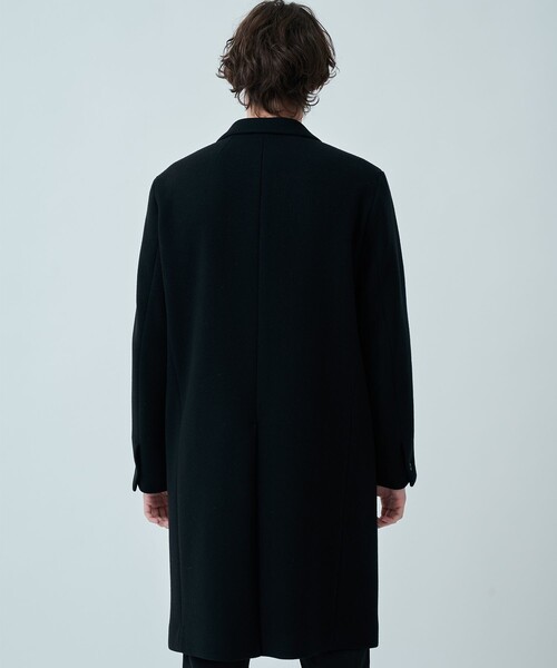 CITY TOKYO（シティトウキョウ）の「SUPER140ウールチェスターコート〈撥水〉（チェスターコート・メンズ・ダークブルー/ダークグリーン/ライトグレー/ブラック・1/3/2）」の22枚目の写真