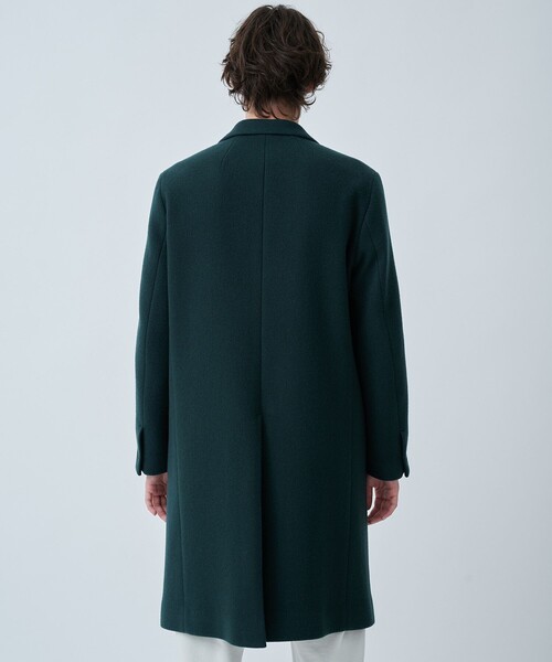 CITY TOKYO（シティトウキョウ）の「SUPER140ウールチェスターコート〈撥水〉（チェスターコート・メンズ・ダークブルー/ダークグリーン/ライトグレー/ブラック・1/3/2）」の7枚目の写真