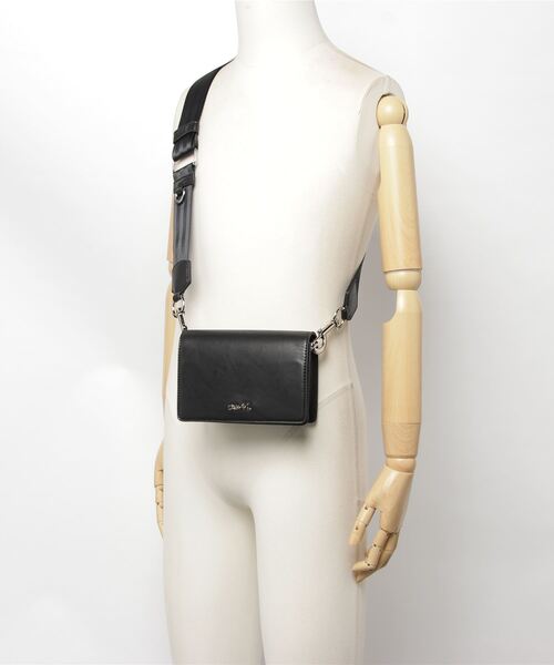X-girl(エックスガール)の「CROSS BODY BAG(ショルダーバッグ・レディース・ブラック/イエロー・ONE SIZE)」の19枚目の写真