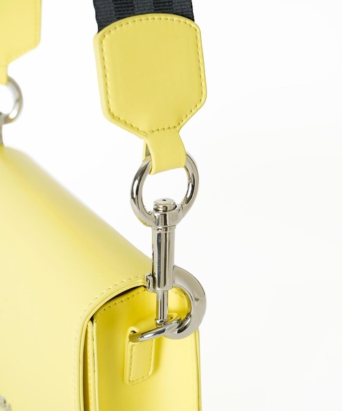 X-girl(エックスガール)の「CROSS BODY BAG(ショルダーバッグ・レディース・ブラック/イエロー・ONE SIZE)」の9枚目の写真