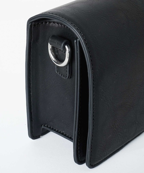 X-girl(エックスガール)の「CROSS BODY BAG(ショルダーバッグ・レディース・ブラック/イエロー・ONE SIZE)」の4枚目の写真