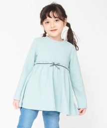 BRANSHES | ベロアリボン付きチュニック(スウェット)