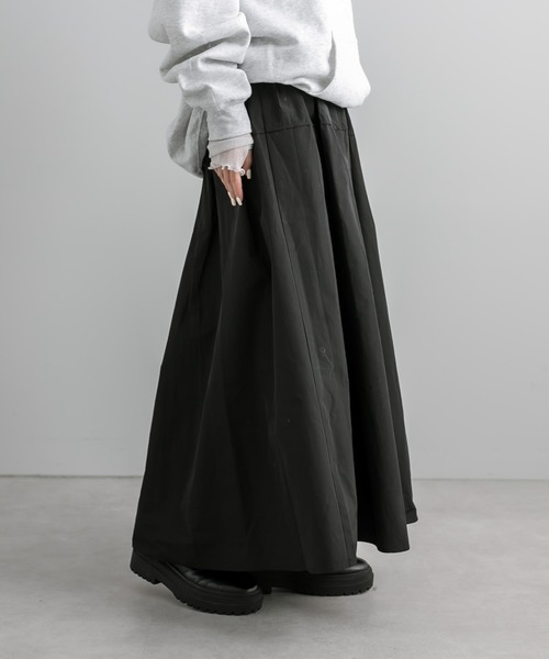 mystic（ミスティック）の「シャーリングボリュームスカート（スカート・レディース・ブラック/カーキ・FREE）」の13枚目の写真
