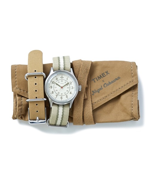 Nigel Cabourn（ナイジェルケーボン）の「Nigel Cabourn x TIMEX - DESERT WATCH 80452969000（アナログ腕時計・メンズ・ベージュ・FREE）」の3枚目の写真