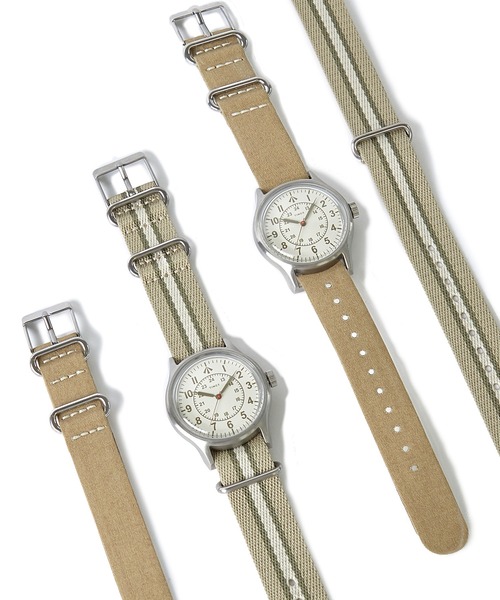 Nigel Cabourn（ナイジェルケーボン）の「Nigel Cabourn x TIMEX - DESERT WATCH 80452969000（アナログ腕時計・メンズ・ベージュ・FREE）」の4枚目の写真