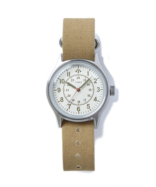 Nigel Cabourn（ナイジェルケーボン）の「Nigel Cabourn x TIMEX - DESERT WATCH 80452969000（アナログ腕時計・メンズ・ベージュ・FREE）」の5枚目の写真