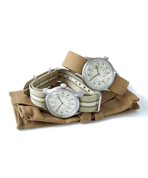 Nigel Cabourn（ナイジェルケーボン）の「Nigel Cabourn x TIMEX - DESERT WATCH 80452969000（アナログ腕時計・メンズ・ベージュ・FREE）」の10枚目の写真