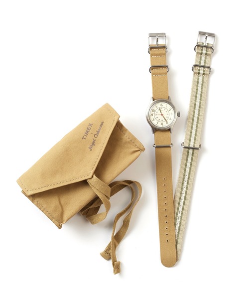 Nigel Cabourn（ナイジェルケーボン）の「Nigel Cabourn x TIMEX - DESERT WATCH 80452969000（アナログ腕時計・メンズ・ベージュ・FREE）」の11枚目の写真