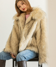 【JAKKE/ジャッキー】 TRACI FAUX FUR コート