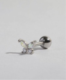 【LINFA】/キュービックジルコニア バタフライ ミニスタッドピアス