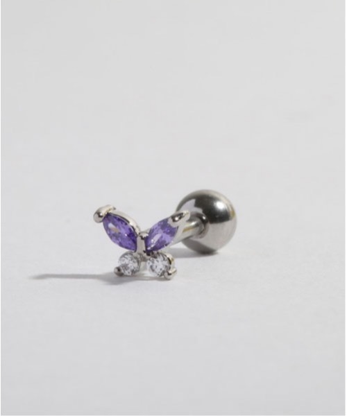 LINFA (リンファ)の「【LINFA】/キュービックジルコニア バタフライ ミニスタッドピアス(ピアス(片耳用)・レディース・ゴールド系その他2/ゴールド系その他3/ゴールド系その他4/その他4/シルバー系その他2/シルバー系その他4/その他1/その他2/その他3/シルバー系その他/ゴールド系その他/シルバー系その他3・FREE)」の4枚目の写真