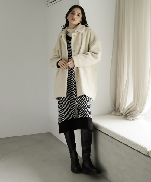 ボアバルーンコート/171064