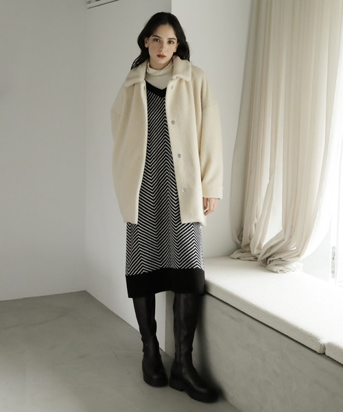 ボアバルーンコート/171064