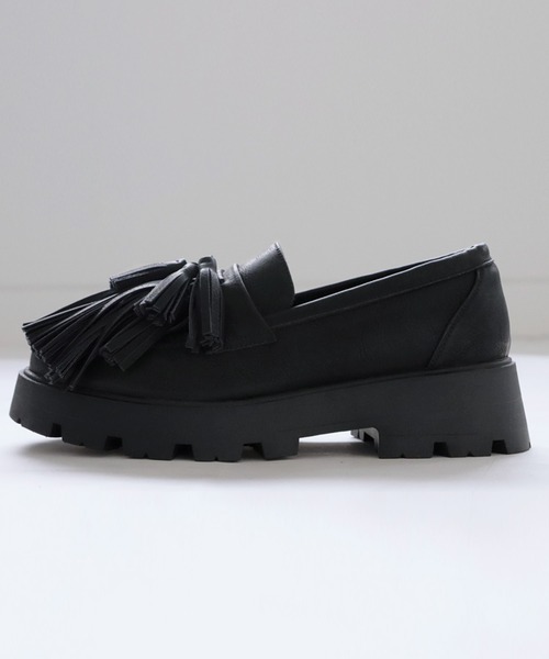 antiqua（アンティカ）の「ボリューミータッセルローファー（ローファー・レディース・ブラック・S/M/L/LL）」の10枚目の写真