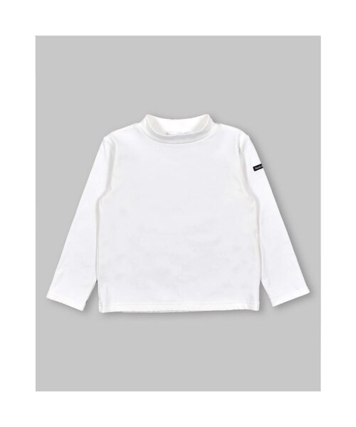 Noeil aime BeBe（ノイユエイムベベ）の「NoeilaimeBeBe/テレコ起毛タートルネックシンプル長袖Tシャツ(80~130cm)（Tシャツ/カットソー・キッズ・オフホワイト/グレー・110/130/90/120/100/80）」の19枚目の写真