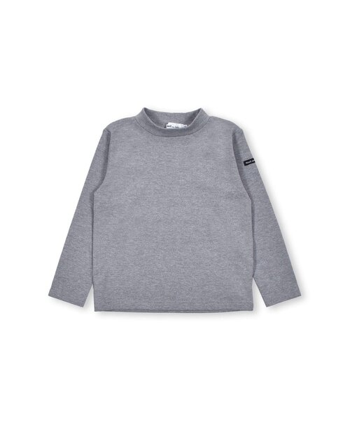 Noeil aime BeBe（ノイユエイムベベ）の「NoeilaimeBeBe/テレコ起毛タートルネックシンプル長袖Tシャツ(80~130cm)（Tシャツ/カットソー・キッズ・オフホワイト/グレー・110/130/90/120/100/80）」の18枚目の写真