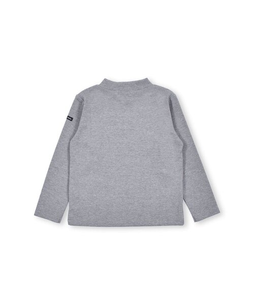 Noeil aime BeBe（ノイユエイムベベ）の「NoeilaimeBeBe/テレコ起毛タートルネックシンプル長袖Tシャツ(80~130cm)（Tシャツ/カットソー・キッズ・オフホワイト/グレー・110/130/90/120/100/80）」の9枚目の写真