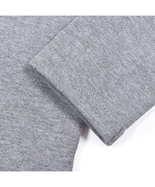 Noeil aime BeBe（ノイユエイムベベ）の「NoeilaimeBeBe/テレコ起毛タートルネックシンプル長袖Tシャツ(80~130cm)（Tシャツ/カットソー・キッズ・オフホワイト/グレー・110/130/90/120/100/80）」の12枚目の写真
