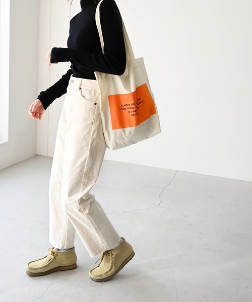 CANAL JEAN（キャナルジーン）の「RED CHOP WORKS(レッドチョップワークス) コーデュロイクロップドパンツ（その他パンツ・レディース・ブラウン/ダークベージュ/ホワイト・36/38）」の2枚目の写真