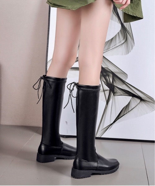 Burner(バーナー)の「【OKUOKU Recommend Select】 厚底ロングブーツ oku-shoes-631005008017-36(ブーツ・レディース・A・35/36/37/38/39/40)」の6枚目の写真