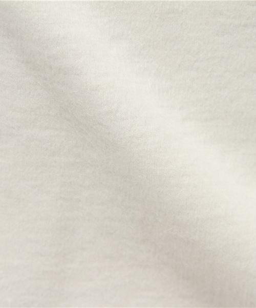 X-girl（エックスガール）の「BRUSHED L/S TOP（Tシャツ/カットソー・レディース・ホワイト/ブラック/アッシュ・1/2）」の9枚目の写真