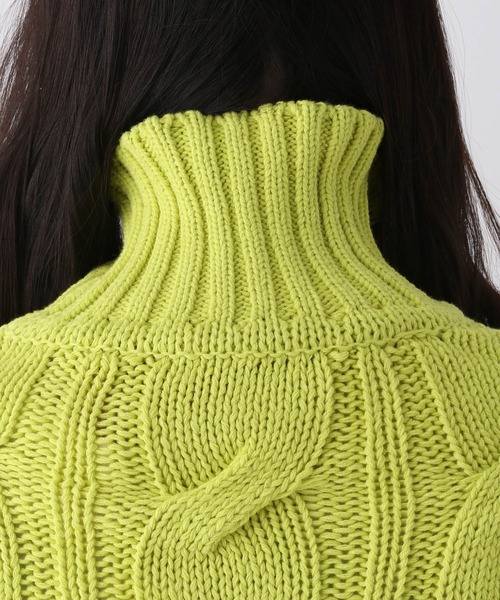 repipi armario(レピピ アルマリオ)の「ケーブルショートニット(ニット/セーター・キッズ・ブラック/ベージュ/イエロー・LARGE/MEDIUM)」の21枚目の写真