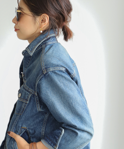 Deuxieme Classe（ドゥーズィエムクラス）の「Magnifique azur パール ピアス（両耳）（ピアス（両耳用）・レディース・ゴールド・FREE）」の3枚目の写真