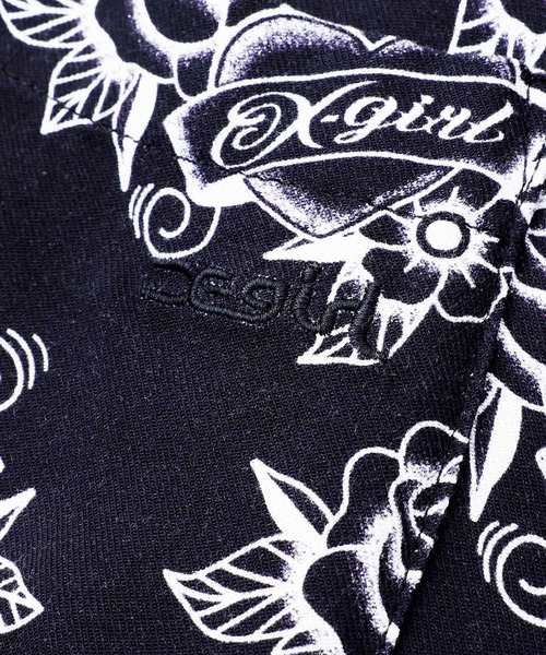 X-girl(エックスガール)の「TATOO PATTERN L/S SHIRT(シャツ/ブラウス・レディース・オフホワイト/ブラック・S/M)」の11枚目の写真