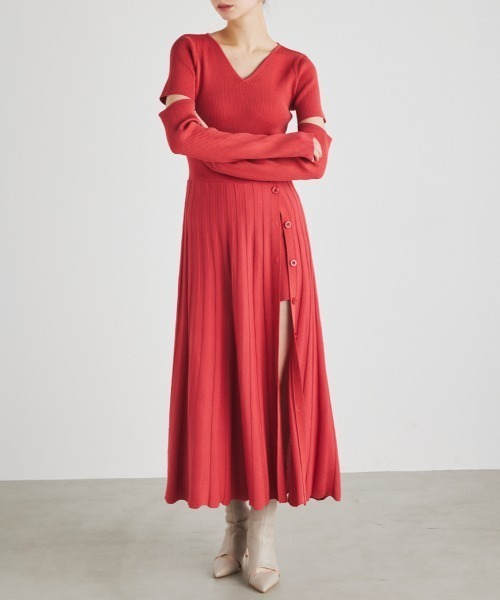 【セール】2WAYメニ―ボタンロンパース（つなぎ/オールインワン）｜rienda（リエンダ）