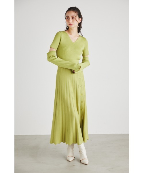 2WAYホルターネックロンパース 夏服（ワンピース）｜rienda