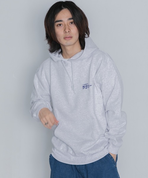 AMERICAN RAG CIE（アメリカンラグシー）の「不純喫茶ドープ別注バックプリントパーカーA（パーカー・メンズ・グレー/ブラック/ネイビー・S/L/XL）」の4枚目の写真