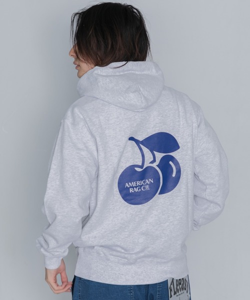 AMERICAN RAG CIE（アメリカンラグシー）の「不純喫茶ドープ別注バックプリントパーカーA（パーカー・メンズ・グレー/ブラック/ネイビー・S/L/XL）」の7枚目の写真