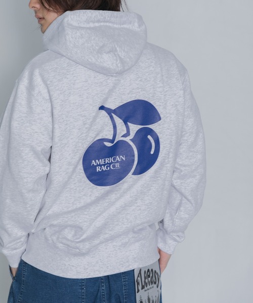 AMERICAN RAG CIE（アメリカンラグシー）の「不純喫茶ドープ別注バックプリントパーカーA（パーカー・メンズ・グレー/ブラック/ネイビー・S/L/XL）」の9枚目の写真