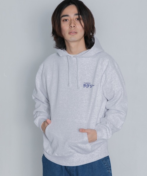 AMERICAN RAG CIE（アメリカンラグシー）の「不純喫茶ドープ別注バックプリントパーカーA（パーカー・メンズ・グレー/ブラック/ネイビー・S/L/XL）」の6枚目の写真