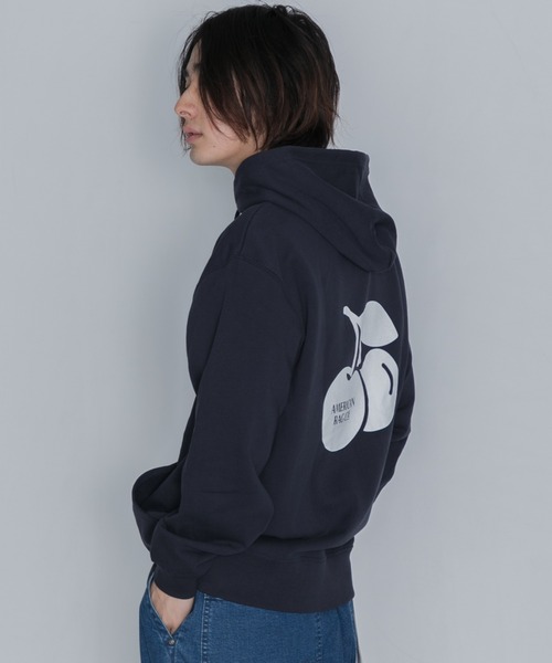 AMERICAN RAG CIE（アメリカンラグシー）の「不純喫茶ドープ別注バックプリントパーカーA（パーカー・メンズ・グレー/ブラック/ネイビー・S/L/XL）」の13枚目の写真