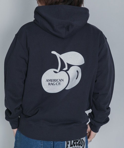 AMERICAN RAG CIE（アメリカンラグシー）の「不純喫茶ドープ別注バックプリントパーカーA（パーカー・メンズ・グレー/ブラック/ネイビー・S/L/XL）」の16枚目の写真