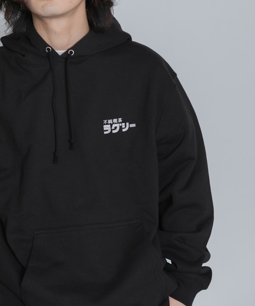 AMERICAN RAG CIE（アメリカンラグシー）の「不純喫茶ドープ別注バックプリントパーカーA（パーカー・メンズ・グレー/ブラック/ネイビー・S/L/XL）」の21枚目の写真