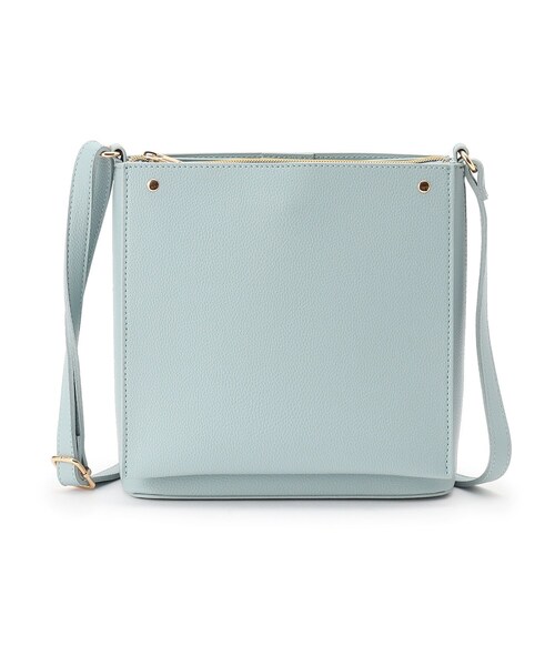 SHOO・LA・RUE（シューラルー）の「◆スクエアポケットショルダーバッグ（ショルダーバッグ・レディース・アイボリー/ブラック/グレー/ブルー・00）」の4枚目の写真