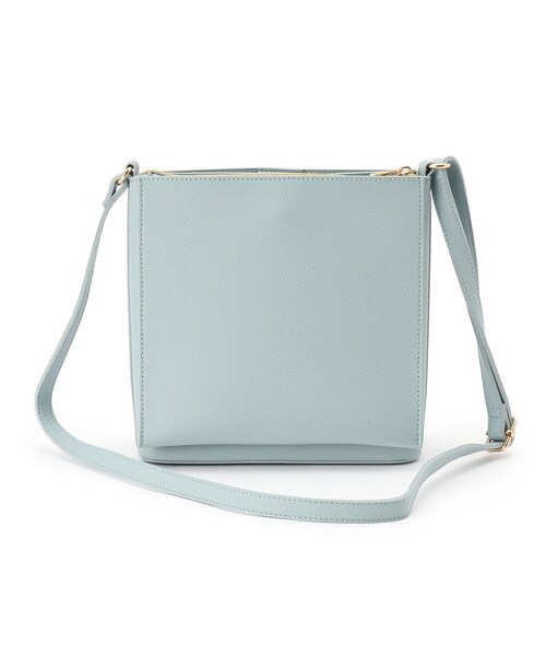 SHOO・LA・RUE（シューラルー）の「◆スクエアポケットショルダーバッグ（ショルダーバッグ・レディース・アイボリー/ブラック/グレー/ブルー・00）」の15枚目の写真