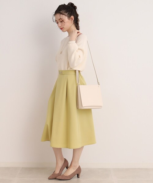 SHOO・LA・RUE（シューラルー）の「◆スクエアポケットショルダーバッグ（ショルダーバッグ・レディース・アイボリー/ブラック/グレー/ブルー・00）」の18枚目の写真