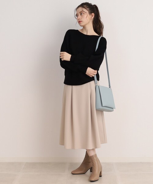 SHOO・LA・RUE（シューラルー）の「◆スクエアポケットショルダーバッグ（ショルダーバッグ・レディース・アイボリー/ブラック/グレー/ブルー・00）」の9枚目の写真