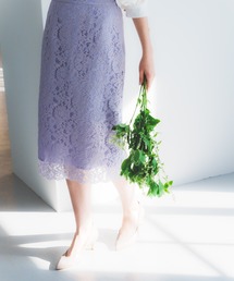 YECCA VECCA | スカラップレースナロースカート(スカート)