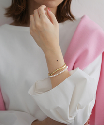 【PEARL INTERNATIONAL/パールインターナショナル】glass beads bracelet